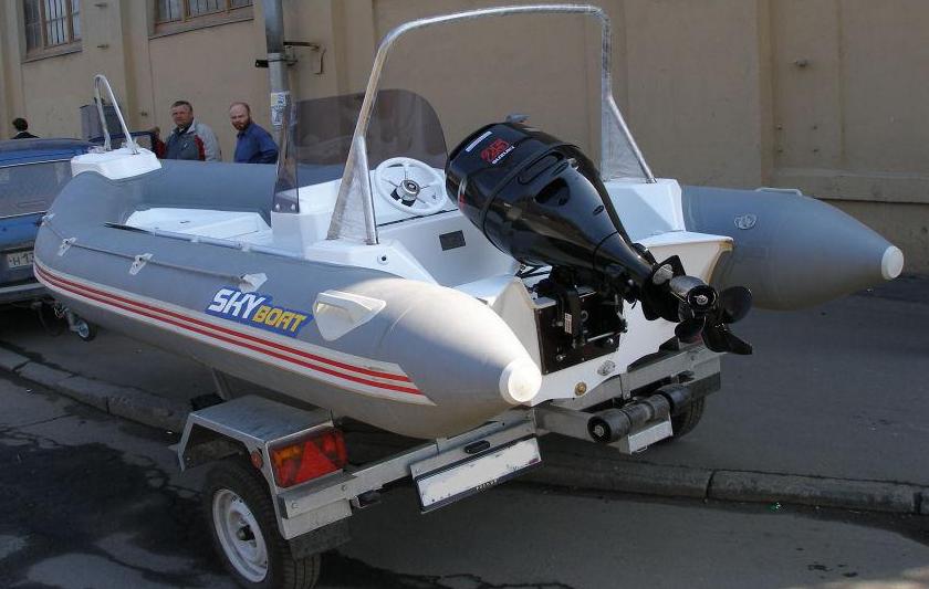 Лодка RIB SkyBoat SB 440RD надувная